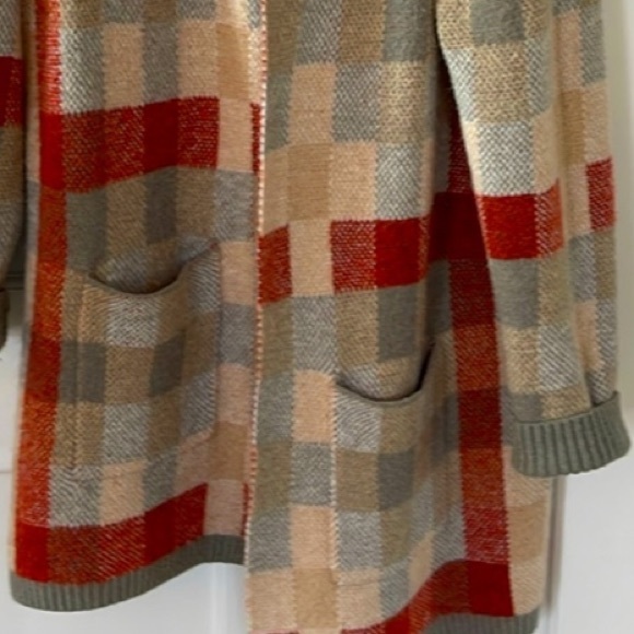 Cyrus XL open front Hooded Cardigan Coat with Pockets - Picture 2 of 11